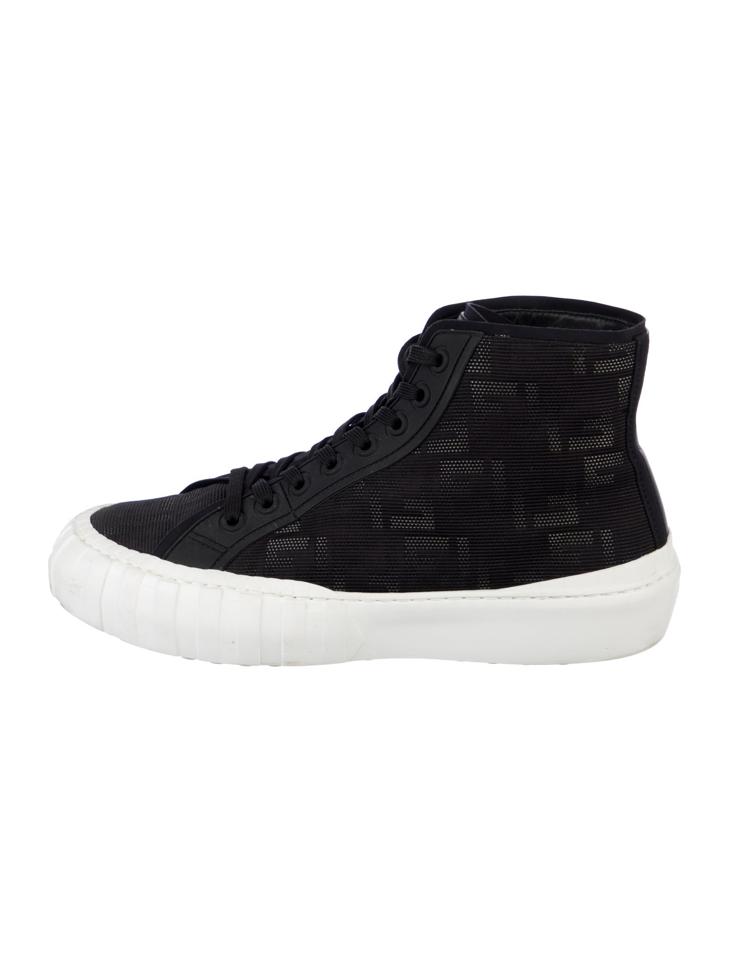 Fendi Zucca FF Logo Canvas Sneakers