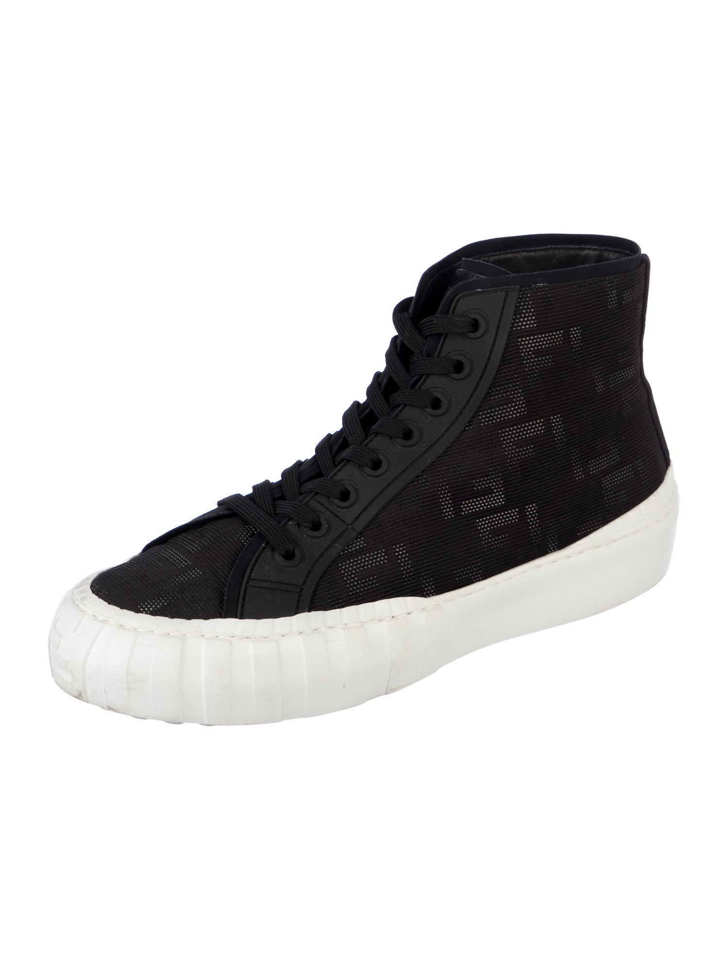 Fendi Zucca FF Logo Canvas Sneakers