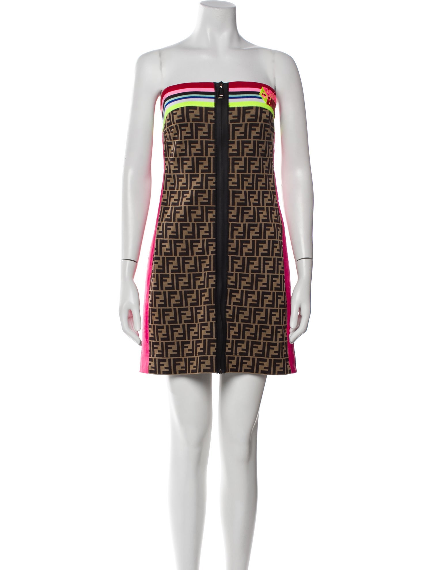 Fendi Printed Mini Dress
