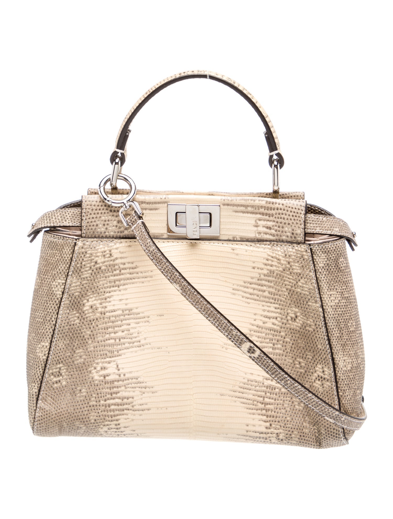 Fendi Lizard Peekaboo Mini
