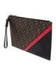 Fendi Zucca FF Diagonal Flat pouch Large