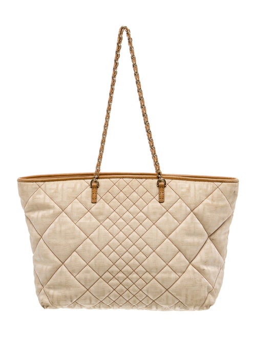 Fendi Zucca FF Roll Tote