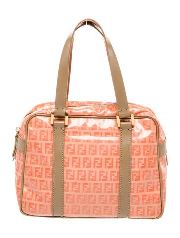 Fendi Handle Bags Zucchino FF Top Bag Vintage