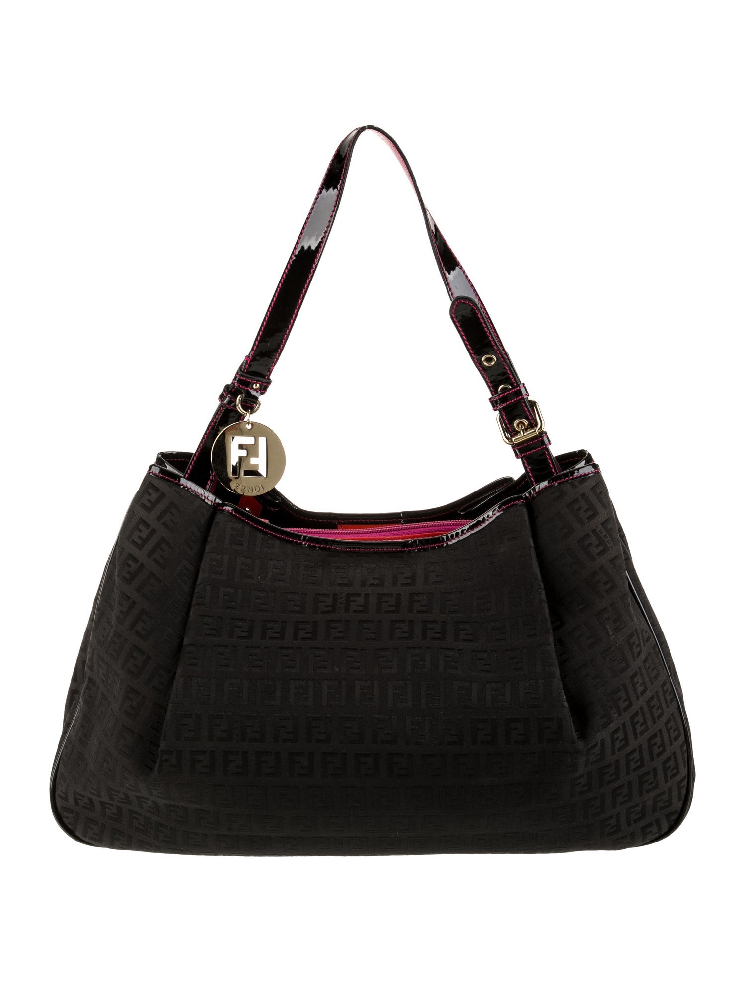 Fendi Zucchino FF Hobo Vintage