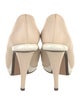 Fendi Leather Colorblock Pattern Pumps