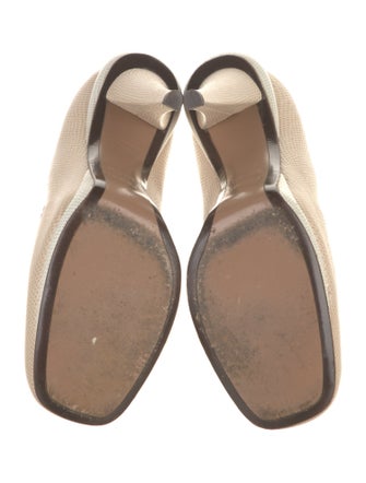 Fendi Leather Colorblock Pattern Pumps