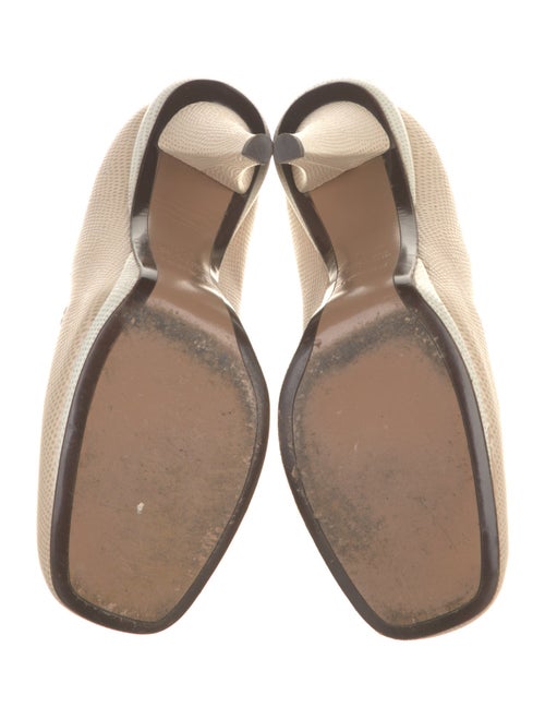 Fendi Leather Colorblock Pattern Pumps