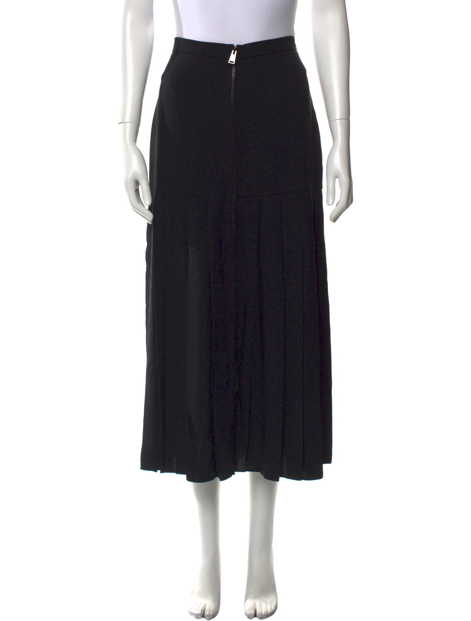 Fendi Silk Midi Length Skirt