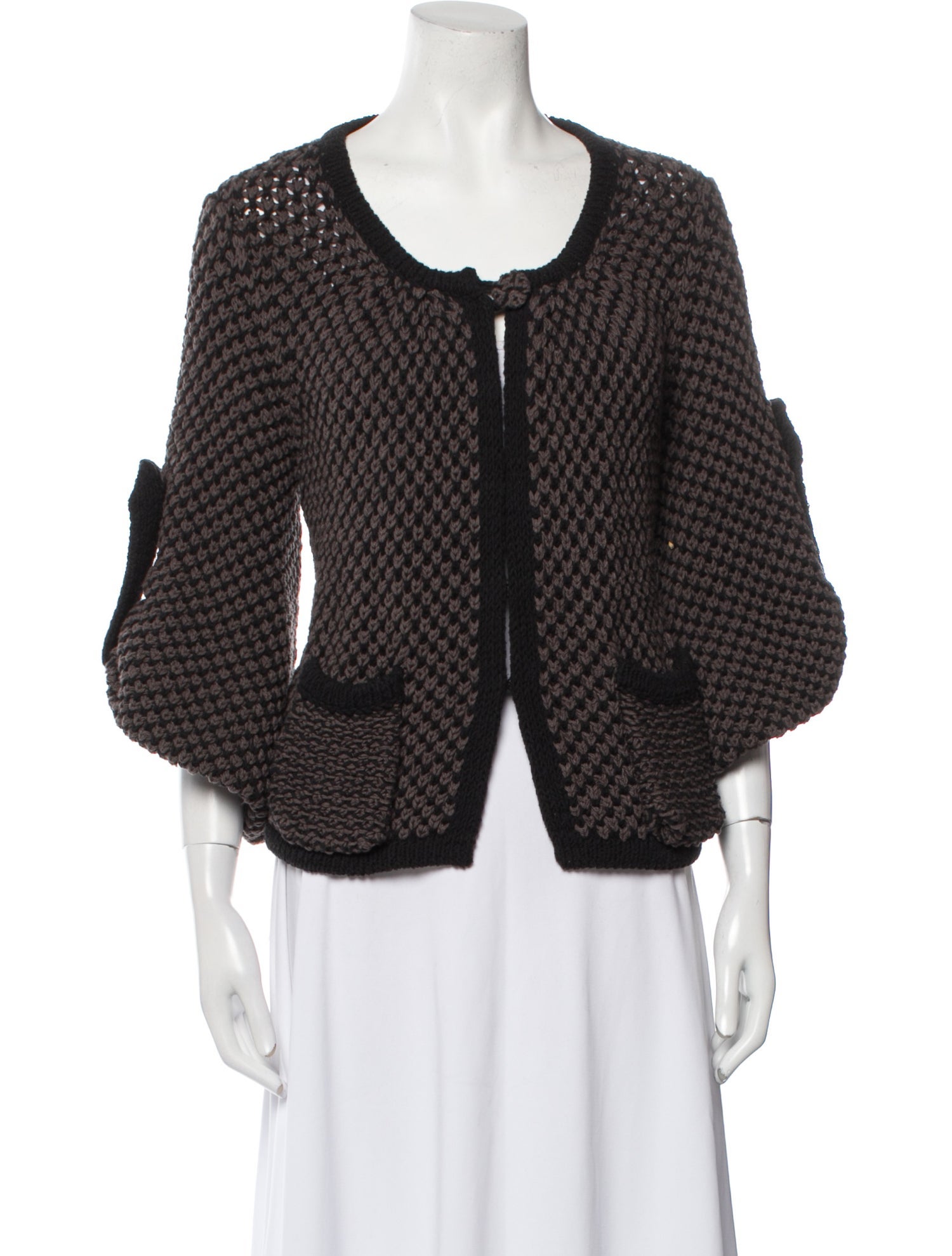 Fendi Printed Scoop Neck Sweater