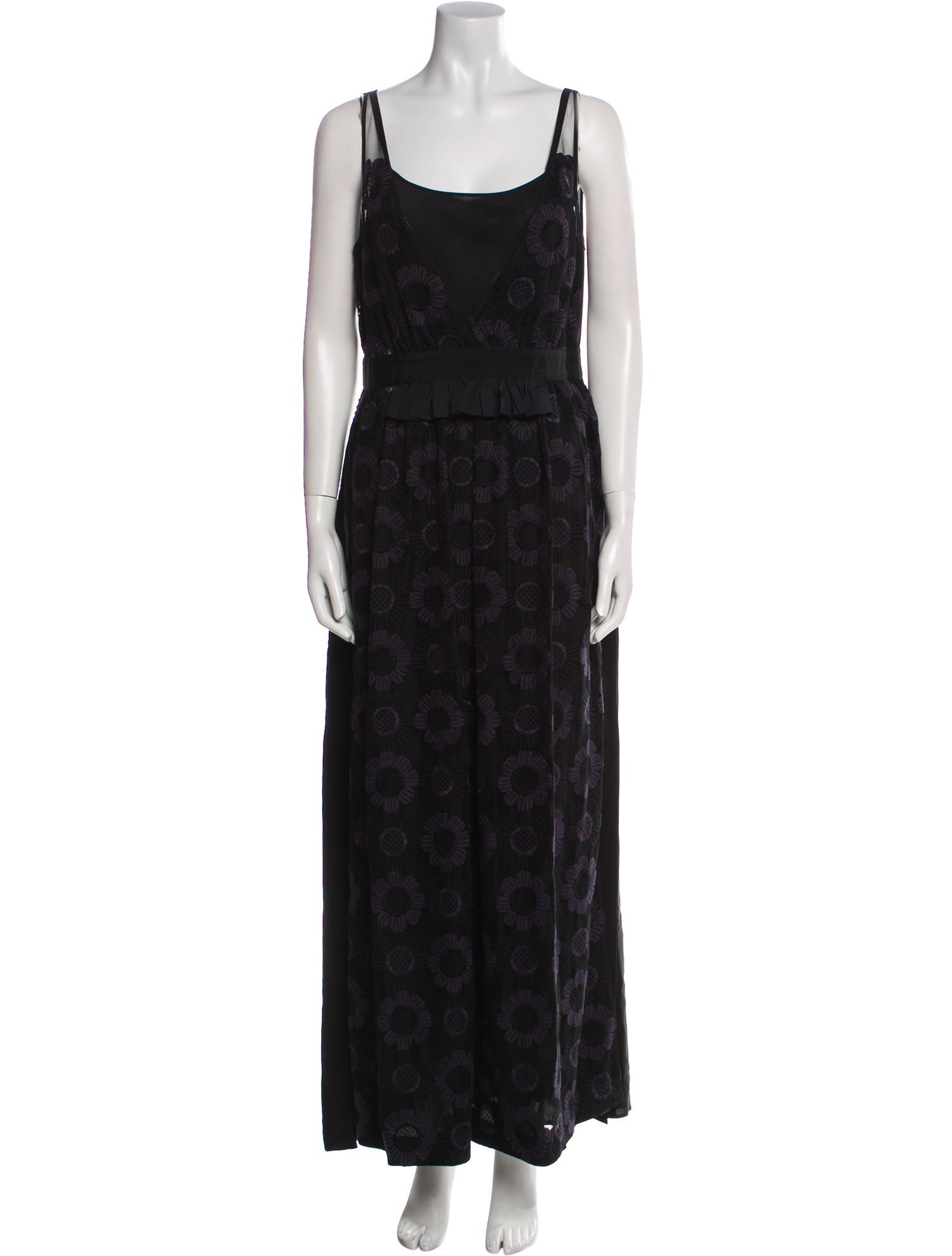 Fendi Floral Print Long Dress