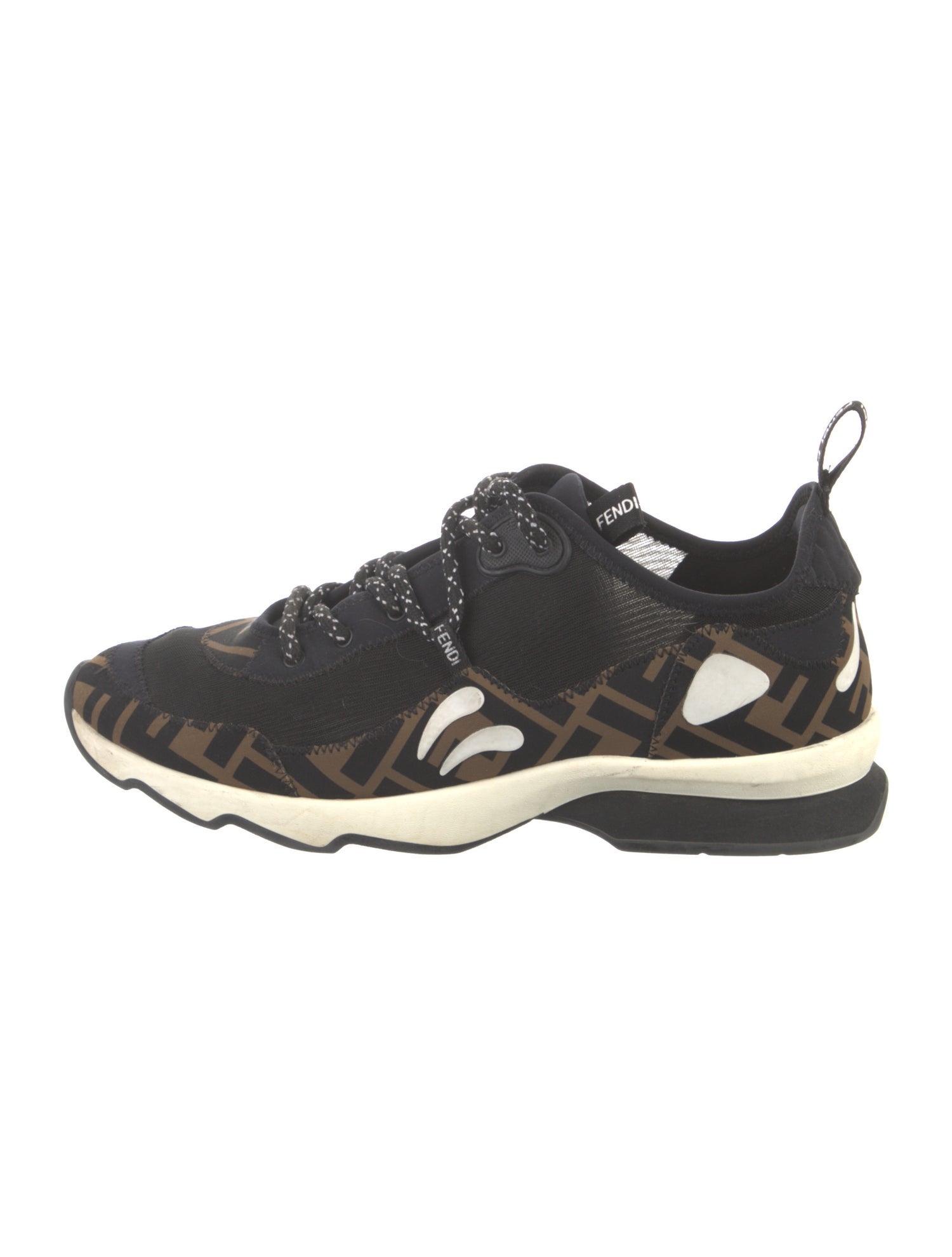 Fendi Zucca FF Logo Mesh Sneakers