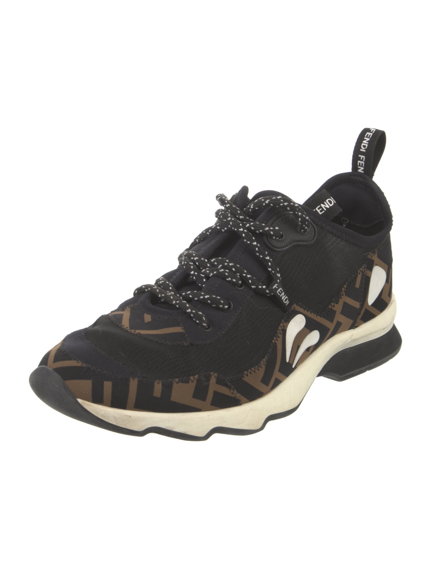 Fendi Zucca FF Logo Mesh Sneakers