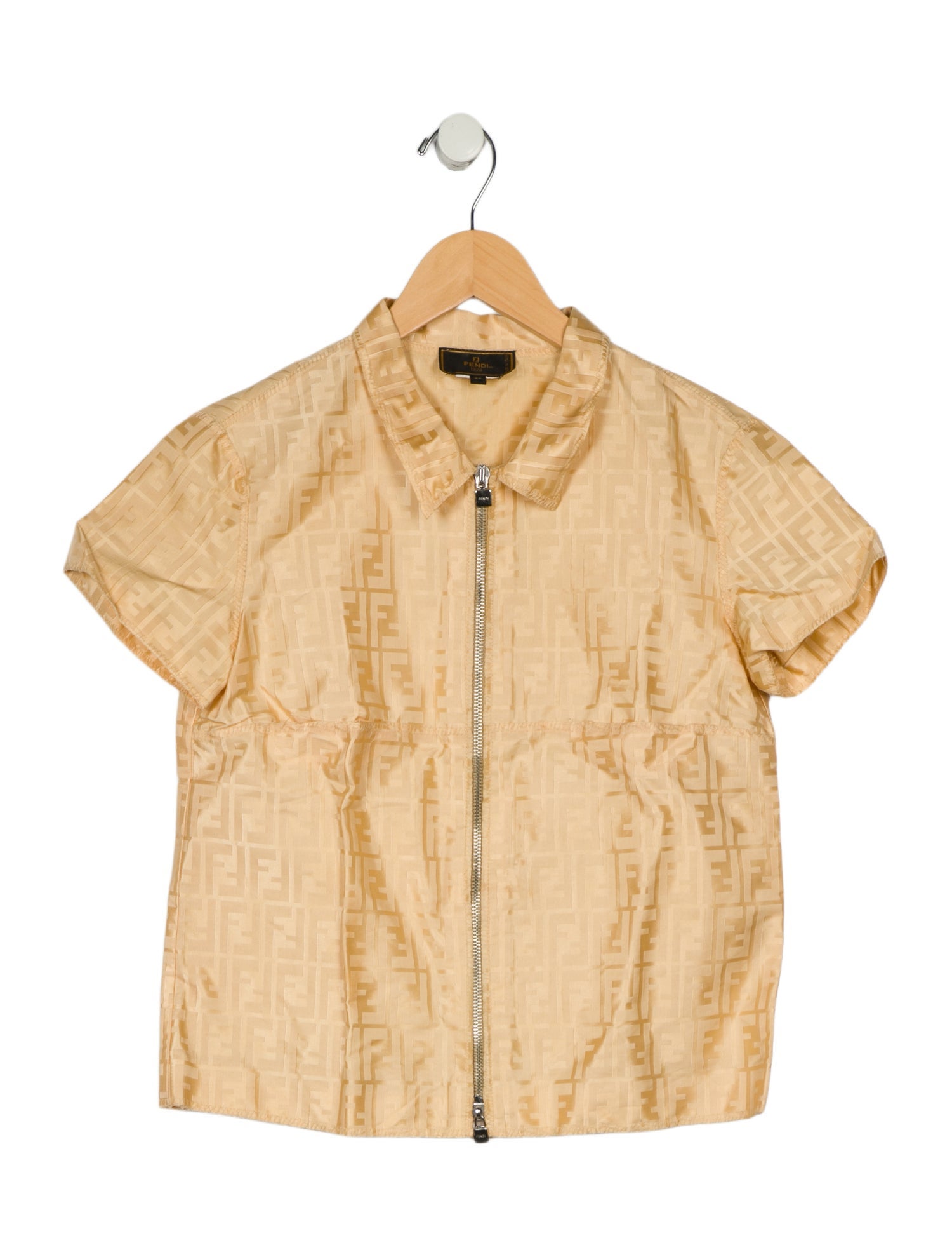 Fendi Girls' Short Sleeve Jacket