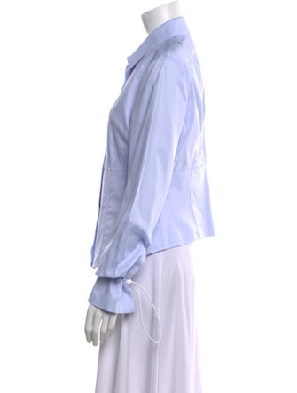 Fendi Long Sleeve Button-Up Top