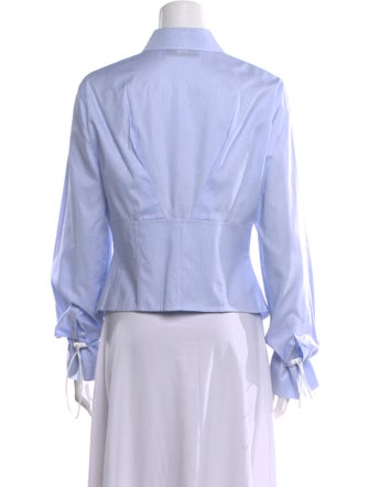 Fendi Long Sleeve Button-Up Top