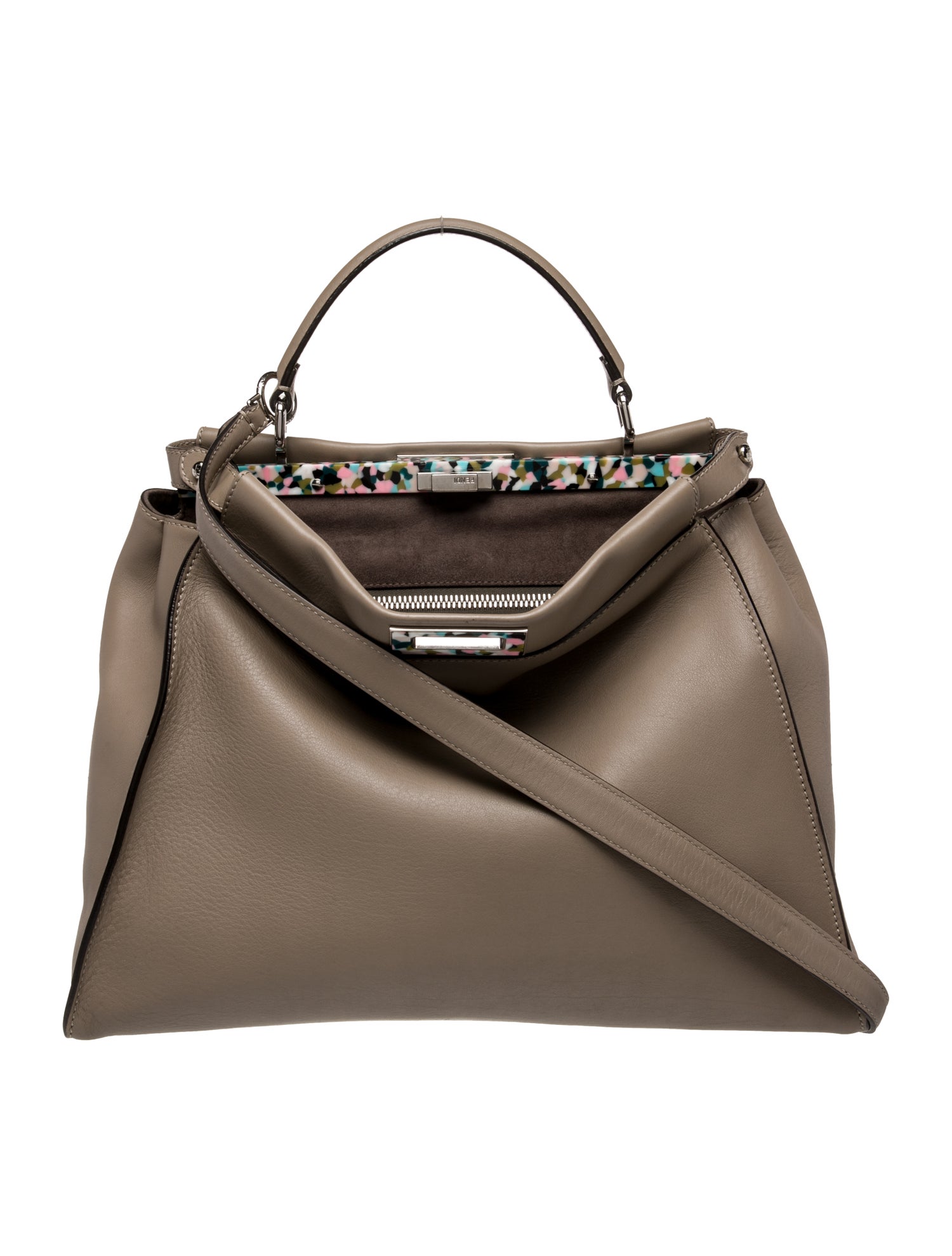 Fendi Leather Peekaboo Large