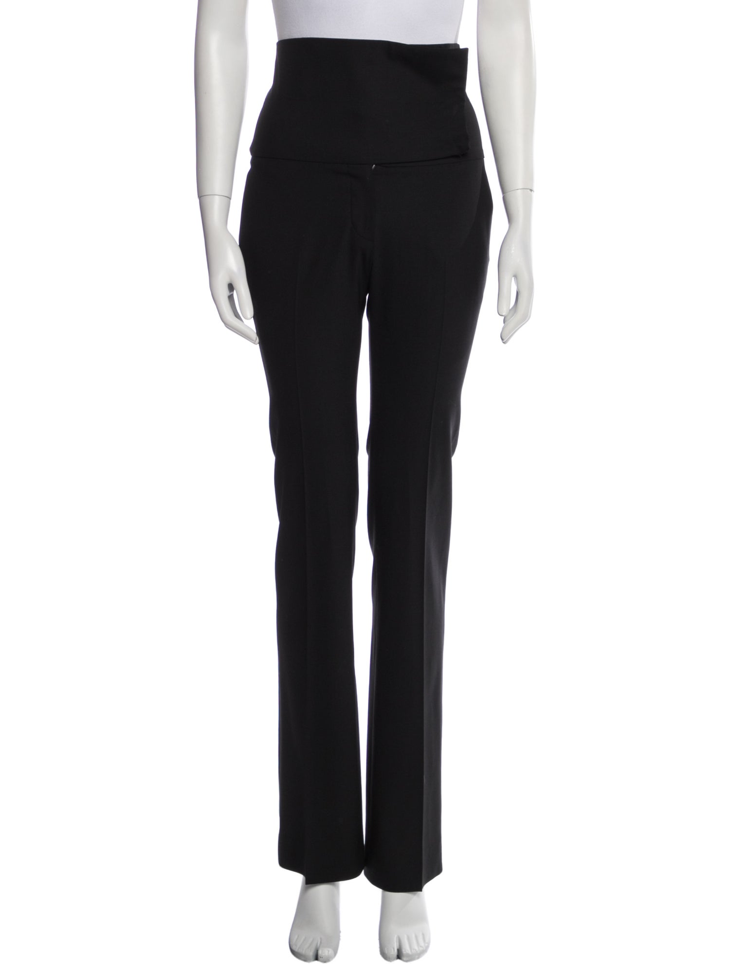 Fendi Wool Straight Leg Pants