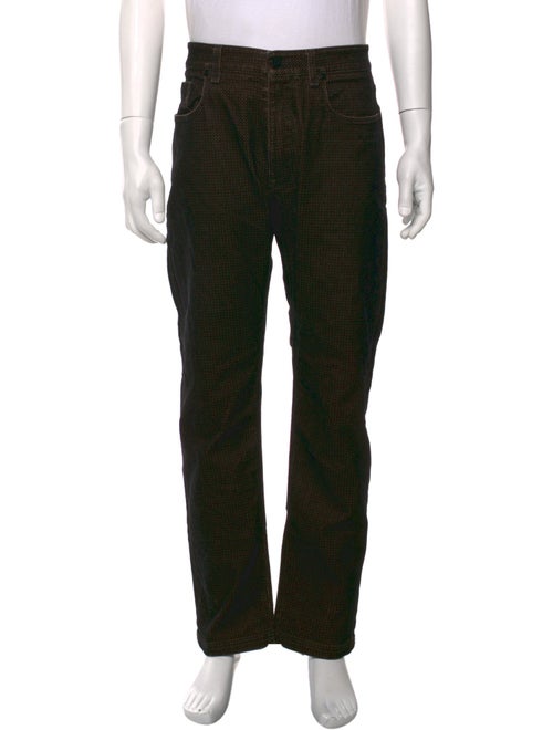 Fendi Zucca FF Logo Corduroy Pants