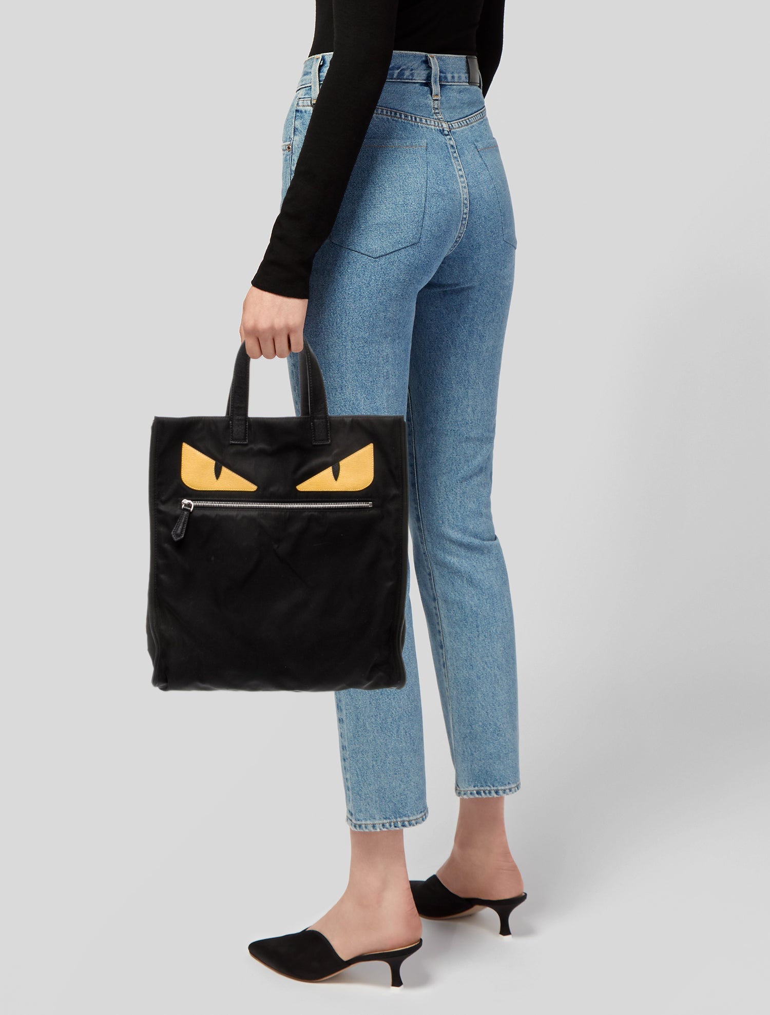 Fendi Monsters Nylon Tote