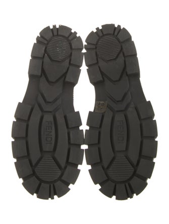 Fendi Leather Chunky Sneakers