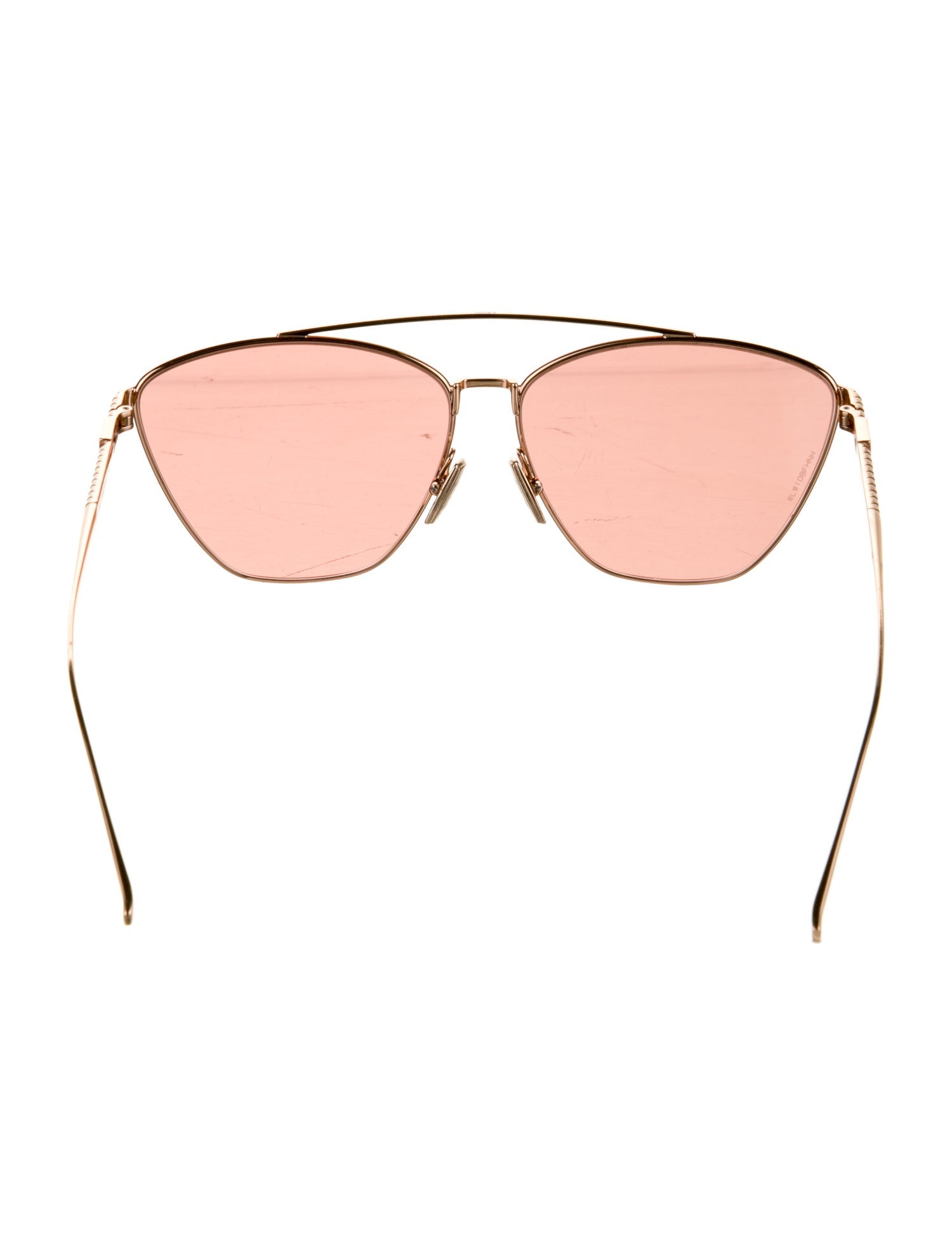 Fendi Zucca FF Logo Aviator Sunglasses
