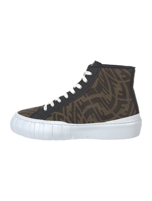 Fendi Zucca FF Logo Canvas Sneakers