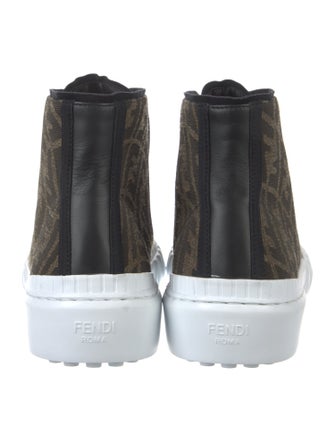 Fendi Zucca FF Logo Canvas Sneakers