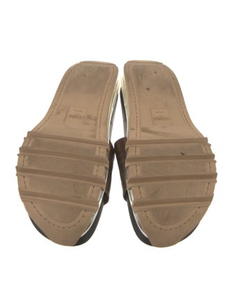 Fendi Zucca FF Logo Slides
