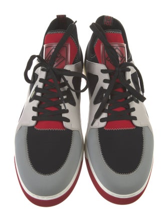 Fendi Zucca FF Logo Leather Sneakers