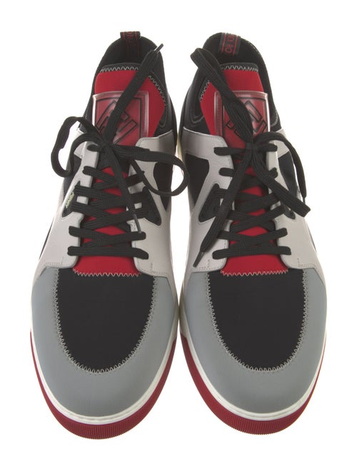 Fendi Zucca FF Logo Leather Sneakers