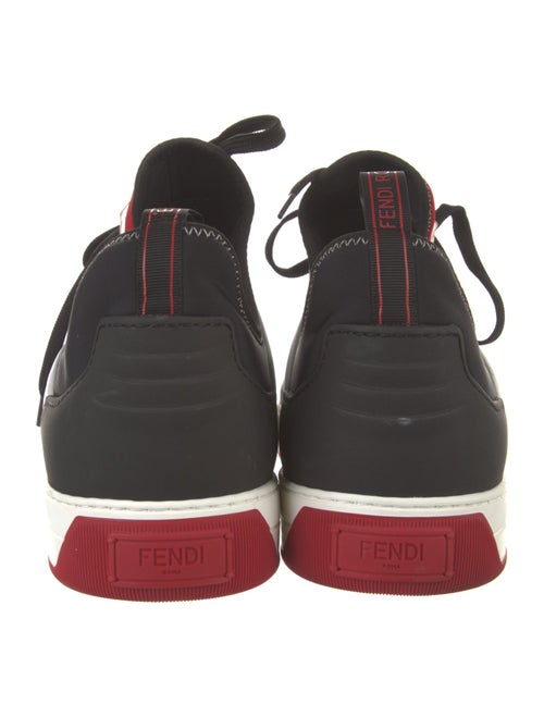 Fendi Zucca FF Logo Leather Sneakers