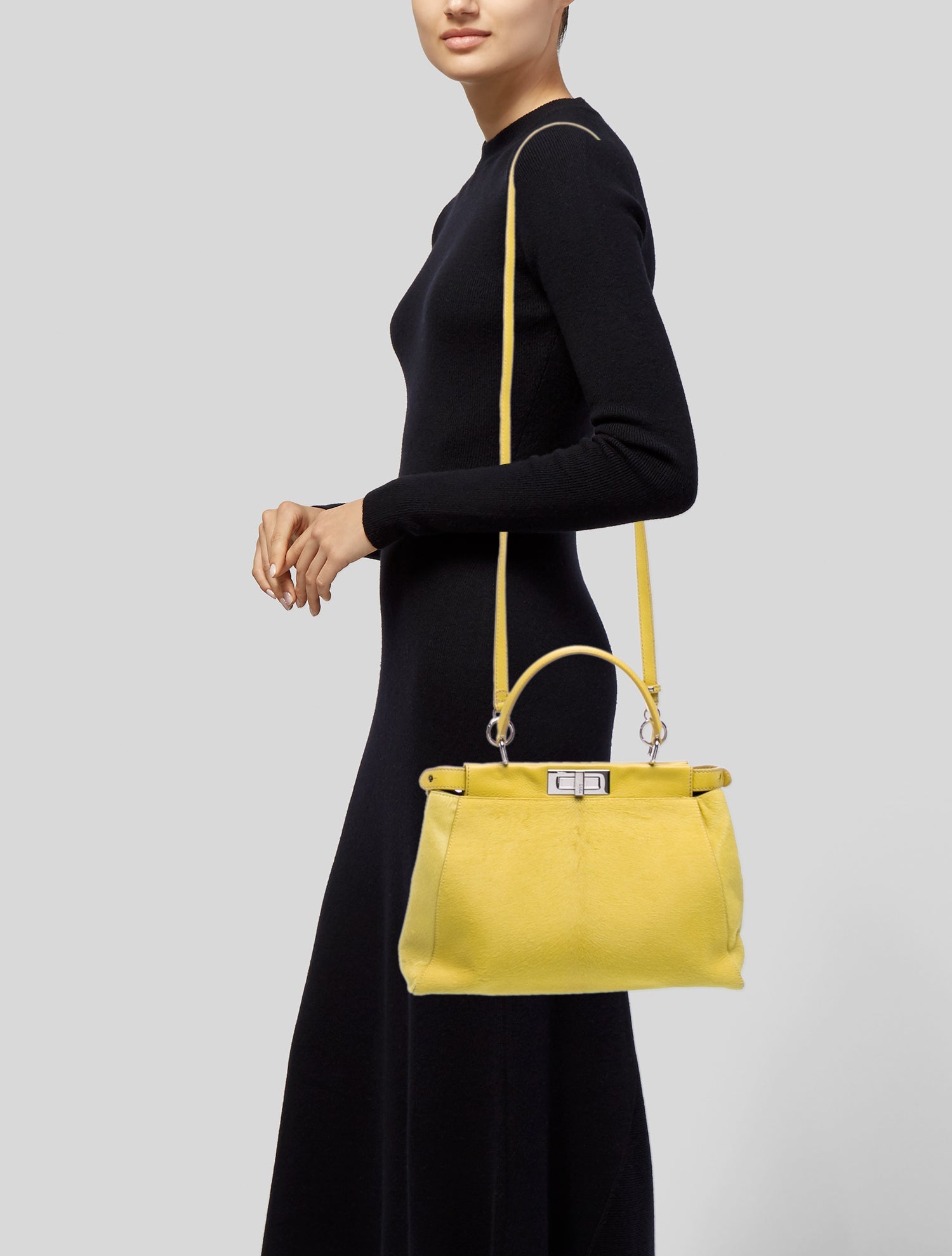 Fendi Calf Hair Peekaboo Medium