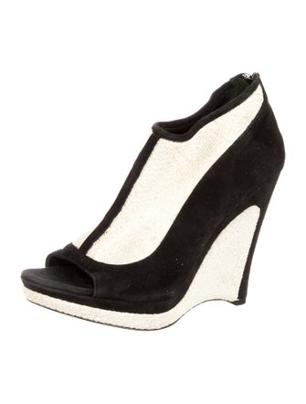 Fendi Suede Colorblock Pattern Boots