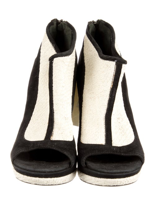 Fendi Suede Colorblock Pattern Boots