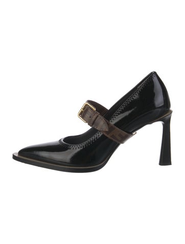 Fendi Pumps Zucca FF Logo Patent Leather IT 39 | 9