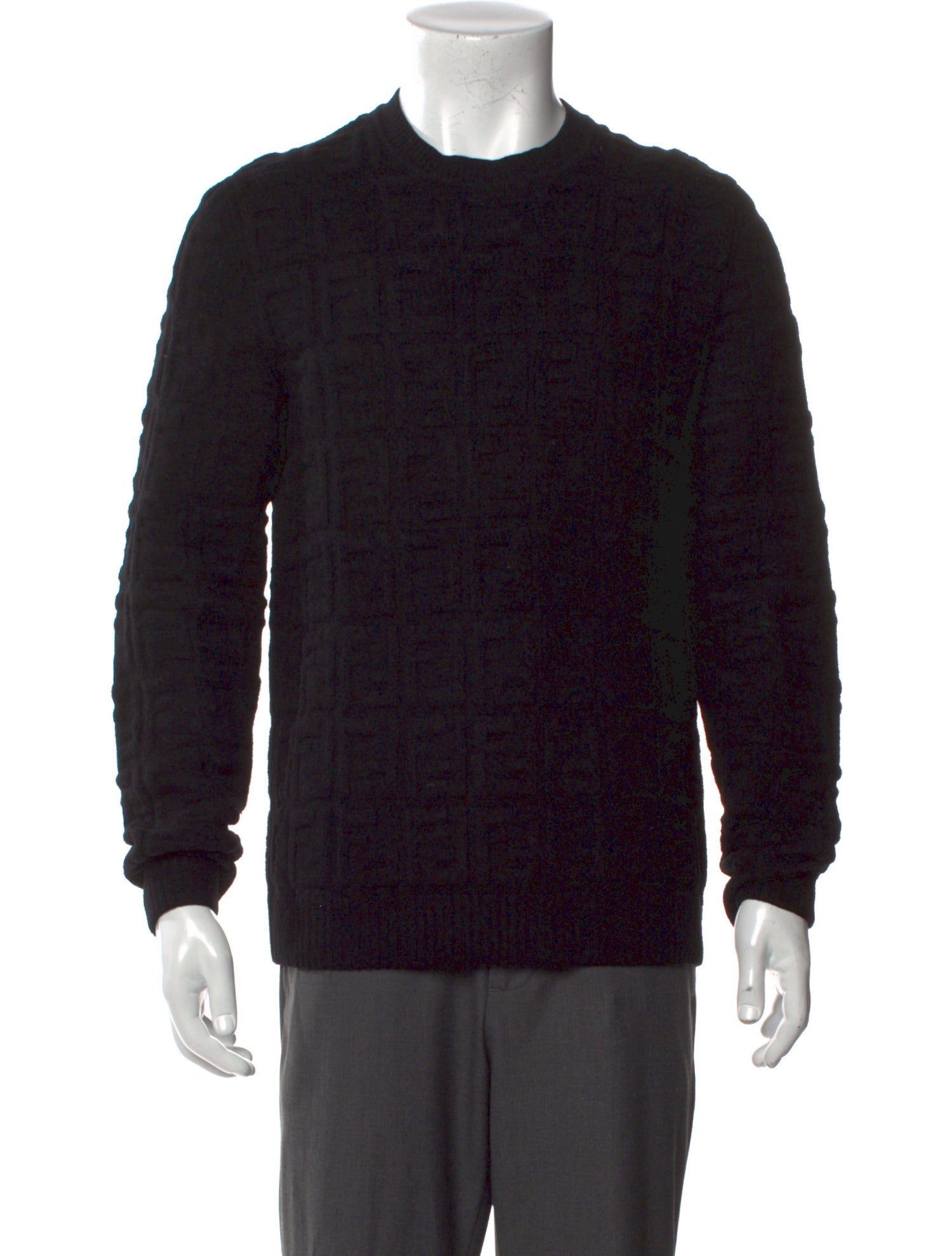 Fendi Zucca FF Logo Wool Pullover