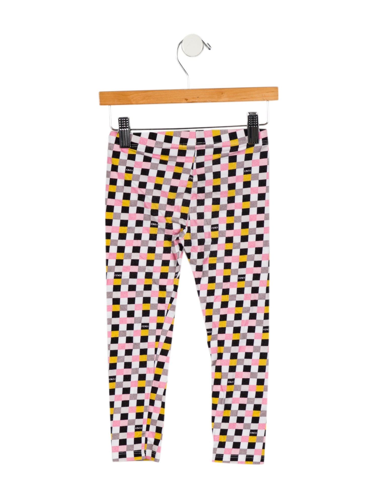 Fendi Toddler Girls' Checkprint Leggings