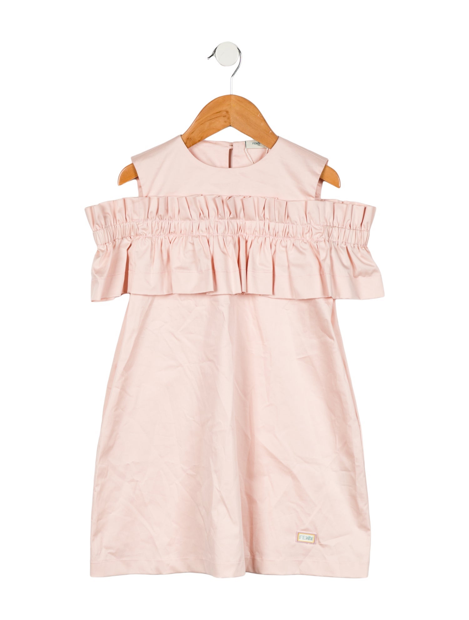 Fendi Toddler Girls' Ruffled Trim Dress w/Tags