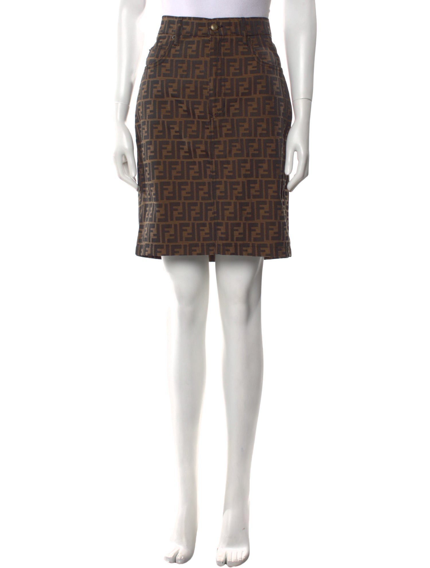 Fendi Vintage Knee-Length Skirt