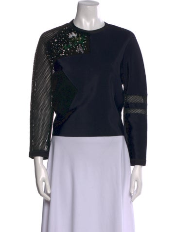 Fendi Tops Crew Neck Long Sleeve Top Us4, It40 | S