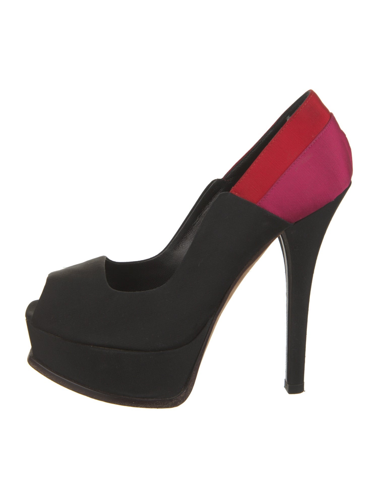 Fendi Zucca FF Logo Colorblock Pattern Pumps