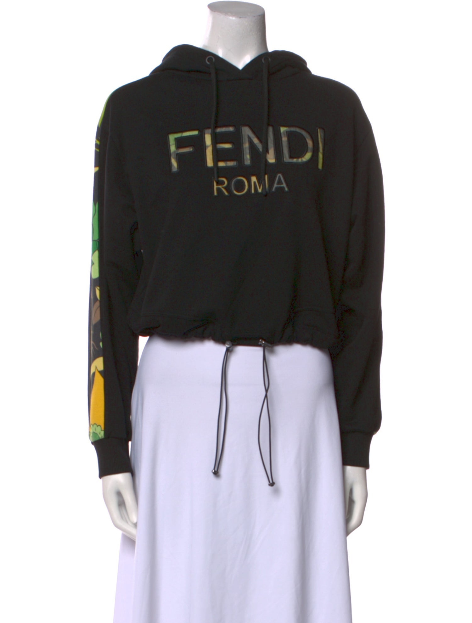 Fendi Graphic Print Crew Neck Sweatshirt