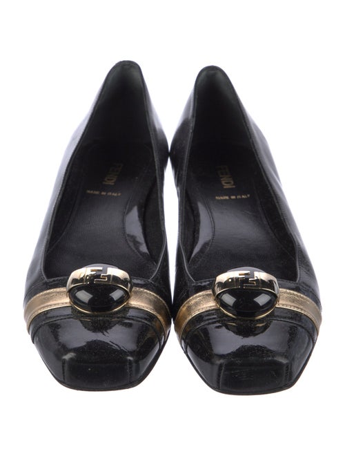 Fendi Patent Leather Flats