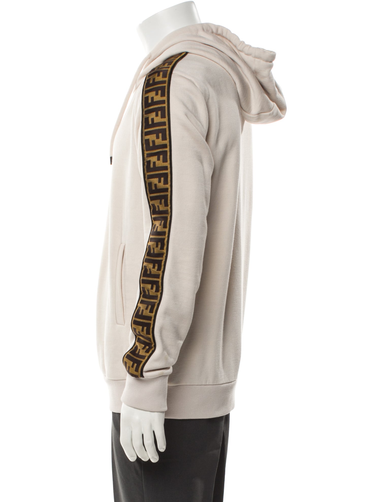 Fendi Zucca FF Logo Graphic Print Hoodie