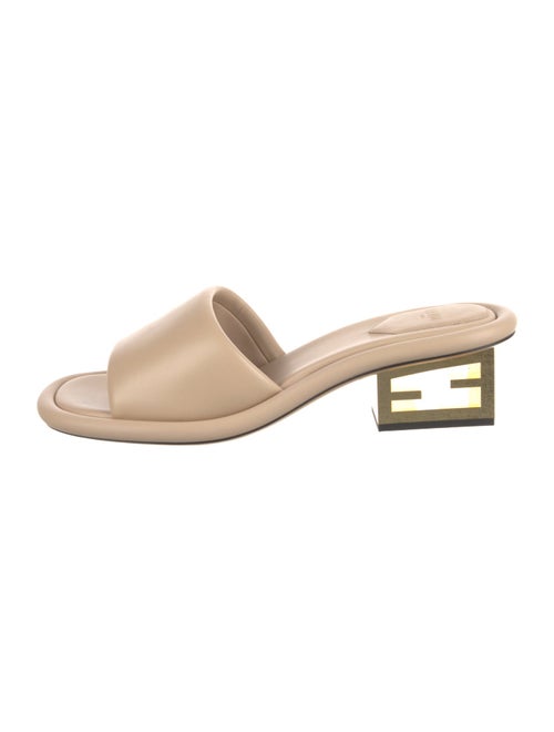 Fendi Leather Slides