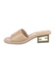 Fendi Leather Slides