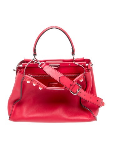 Fendi Totes Leather Peekaboo Medium