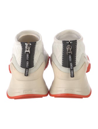 Fendi Zucca FF Logo Sock Sneakers