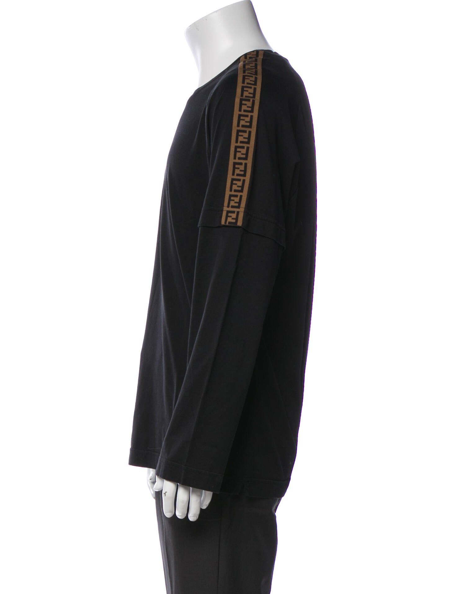 Fendi Zucca FF Logo Crew Neck T-Shirt