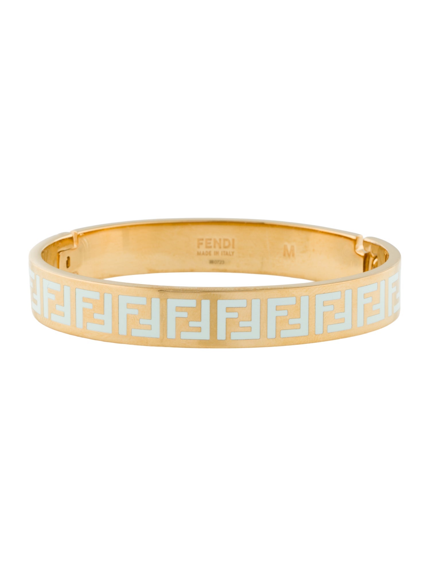 Fendi Enamel Forever Fendi Bangle Bracelet